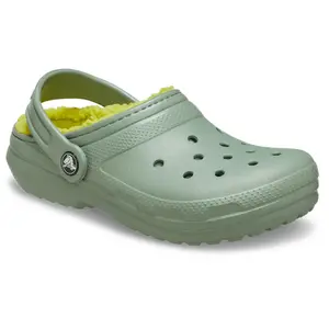 Классические сабо Crocs с подкладкой K, зеленый