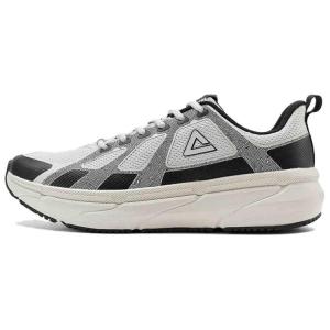 PEAK Кроссовки для бега унисекс, дышащие, износостойкие, с низким верхом, амортизирующие, черно-серые