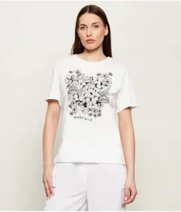 Футболка WKDBORA relaxed fit Weekend Maxmara, экрю