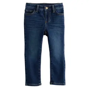 Джинсы скинни для девочек 4-12 лет, средняя посадка Jumping Beans, цвет dark wash