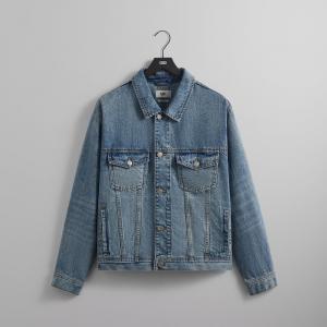 Куртка Kith Centre Denim Jacket, цвет Dark Indigo