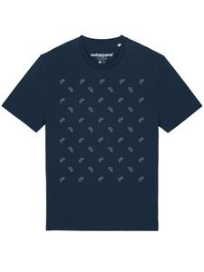 Футболка wat? Apparel, темно-синий