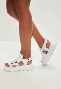 Сандалии на платформе Cesare Gaspari, White