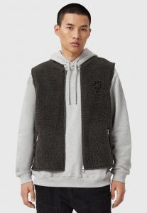 Куртка AllSaints Waistcoat, Dark Khaki Green/Green