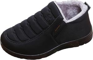 Женские зимние сапоги с мехом, удобные с флисовой подкладкой, противоскользящие, на щиколотку, водонепроницаемые, теплые ботинки для зимы Generic, #B08-Blue