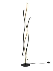 Напольная лампа BLAZE из матовой латуни