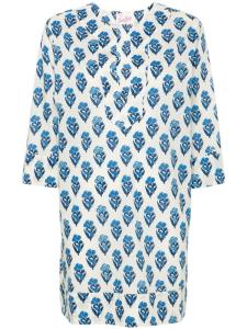 Платье Macha с цветочным принтом MC2 Saint Barth, бежевый