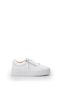 Кроссовки 'Abbiy' Leather Trainers Moda In Pelle, белый