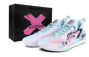 LINING Speed 9 Shock Absorbers нескользящие износостойкие низкие баскетбольные кроссовки мужские Sky Blue