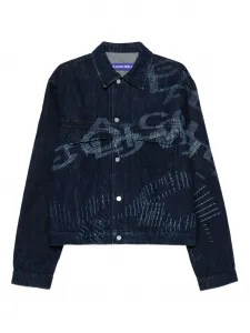 Джинсовая куртка Annex с графичным принтом A-COLD-WALL*, синий