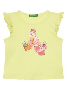 Футболка обычного кроя 3I1XG10JK United Colors Of Benetton, желтый