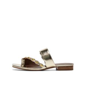 Joypeace Женские шлепанцы, золото