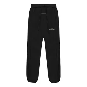 Штаны x fear of god athletics плотные флисовые спортивные штаны Adidas, черный
