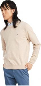 Мужской хлопковый свитер с круглым вырезом Tommy Hilfiger, Shell Heather / Starfish Heather