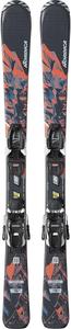 Детские горные лыжи Nordica Team AM с креплениями JR FDT, One Color