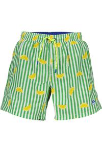 Мужские шорты North Sails пляжные с полосками и апельсинами, зеленый