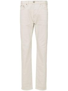 Узкие джинсы средней посадки TOM FORD, нейтральный цвет
