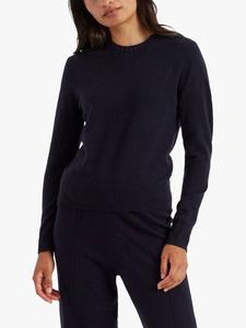 Укороченный свитшот из смеси шерсти и кашемира Chinti & Parker, Navy