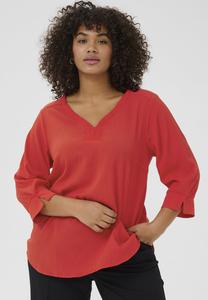 Блуза Kaffe Curve Blouse, True Red/Red