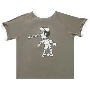 Футболка Magliano Britpop Mini Tee 'Stone Grey', серый