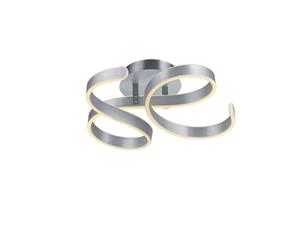 Светодиодный потолочный светильник Novel, 54x19,5 см, серо-синий