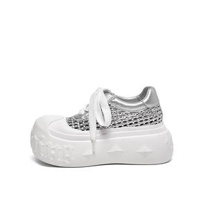 Lee Cooper Женские лоу-топ скейтборд кроссовки серебристые, цвет Silver