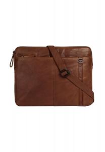 Сумка для документов LAPTOP SLEEVE, натуральная кожа SPIKES & SPARROW, цвет Cognac