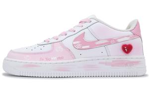Nike Кроссовки Air Force 1 с низким верхом для скейтборда, амортизирующие, износостойкие, женские, белые