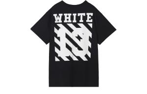 Футболка мужская Off-White с изображением, черный