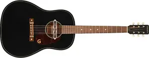 Gretsch Deltoluxe Dreadnought, гриф из ореха, накладка под черепаху, черная дека
