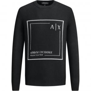 Свитшот AE мужской ARMANI EXCHANGE, черный