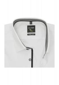Нет. Рубашка Six Business, супероблегающий крой, для мужчин OLYMP, белый