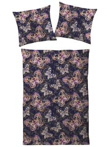 Постельное белье Dream Castle из трикотажа интерлок - бабочки в красочных узорах  Traumschloss, Bunt