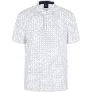 ARMANI EXCHANGE Футболка-поло AE мужская белая