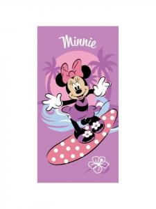 Disney Minnie Mouse Мягкое пляжное полотенце Disney с изображением Минни Маус - впитывающее банное полотенце фиолетового цвета