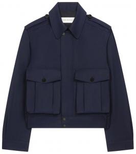 Куртка Dries Van Noten Reg Fit Cropped Jacket 'Navy', синий