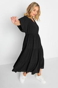 Фактурное свободное платье ограниченного размера Yours, черный