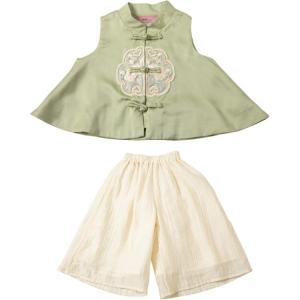 Детский двухкомпонентный комплект с юбкой и стойкой PROTECTCAMEL, зеленый