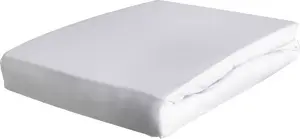 Простыня на резинке - Белая - Эластичный трикотаж - 140 х 200 см Wülfing