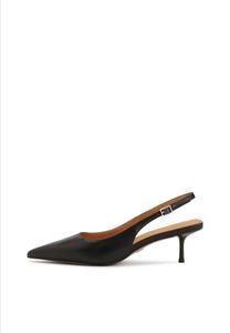 Туфли-лодочки с открытой пяткой Kazar, Black