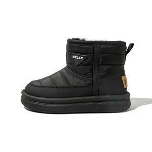 Износостойкие высокие детские ботинки для детей BELLE, черный