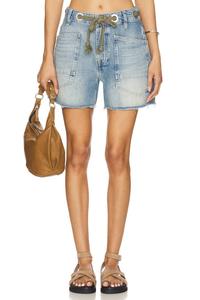 Мокси Джинсовые шорты в синем Free People