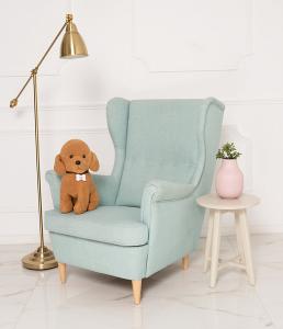 Мишка Тедди Густав Биг Дог Пудель Люси Плюш бежевый, 40 см Miś Gustaw