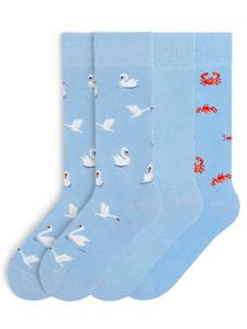 Носки Von Jungfeld Classic & Icons Socken Bundle, светло-голубой