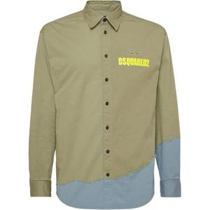 DSQUARED 2 Рубашка с длинным рукавом с принтом логотипа Dsquared2