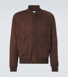 Замшевая куртка-бомбер Greg Gabriela Hearst, Dark Chocolate