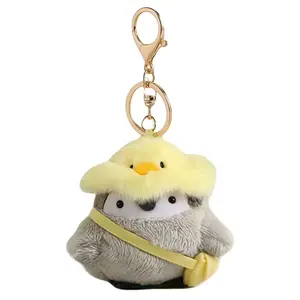 Плюшевый кулон с милым пингвином высотой 10см Dolls and bears dance, желтый