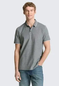 Рубашка поло Tom Tailor Denim, Black White Two Tone