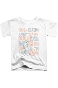Футболка с коротким рукавом Looney Tunes "Сезон уток, сезон кроликов" для малышей Gildan, белый