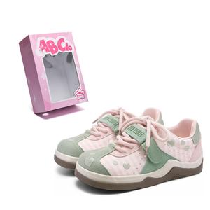 Нескользящие, износостойкие, дышащие, увеличивающие рост низкие женские кроссовки для скейтбординга ABCIO, Guava Pink